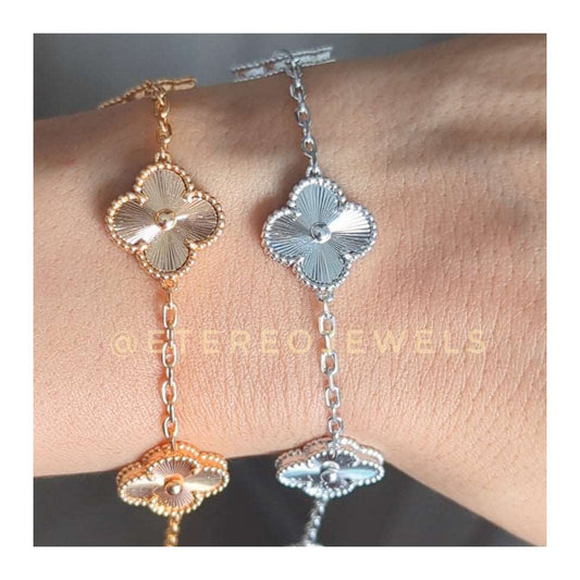 Clover Bracelet Etereo Rose Gold / Silver