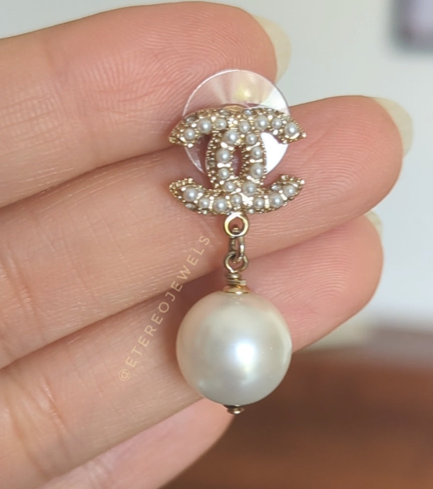 Cc Earrings Etereo Pearl Drop