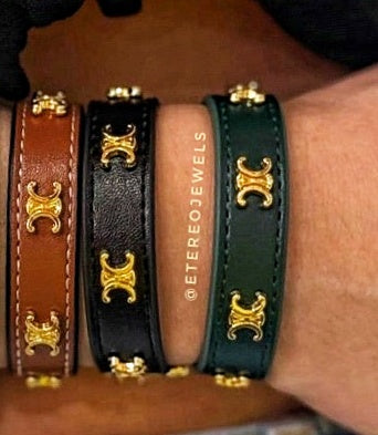 C Leather Bracelets Etereo