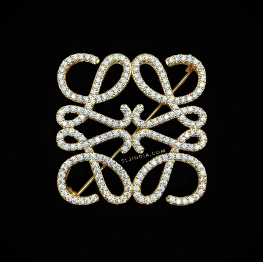 L Brooch Etereo