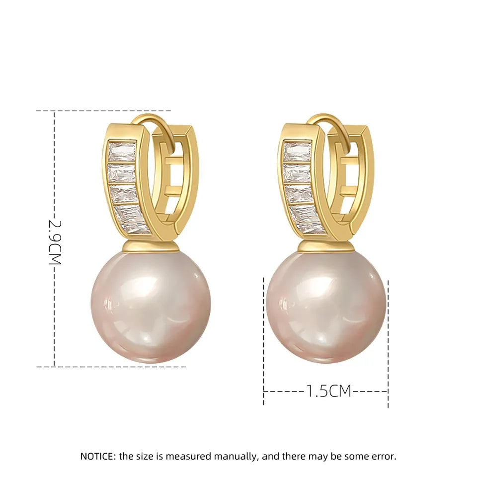 Pink Pearl Earrings - Silver Lining Jewellery