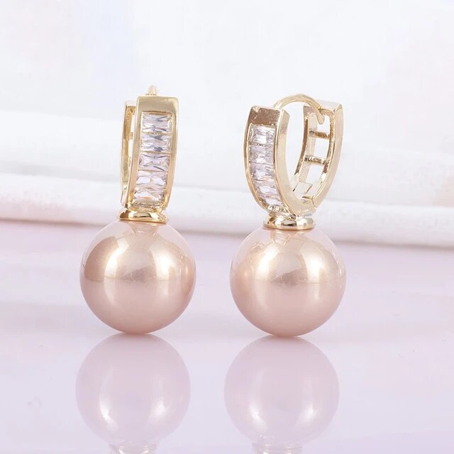 Pink Pearl Earrings - Silver Lining Jewellery