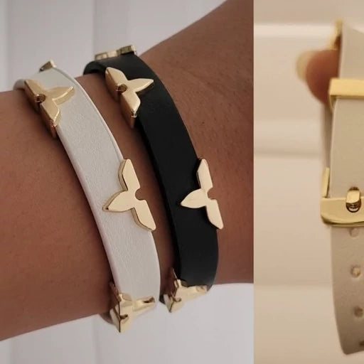 L Leather Bracelet Etereo