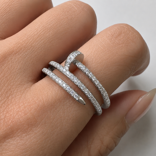 Double Nail Ring Etereo