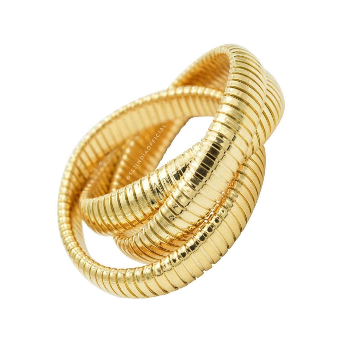 Intertwined Bracelet Gold - Silver Lining Jewellery