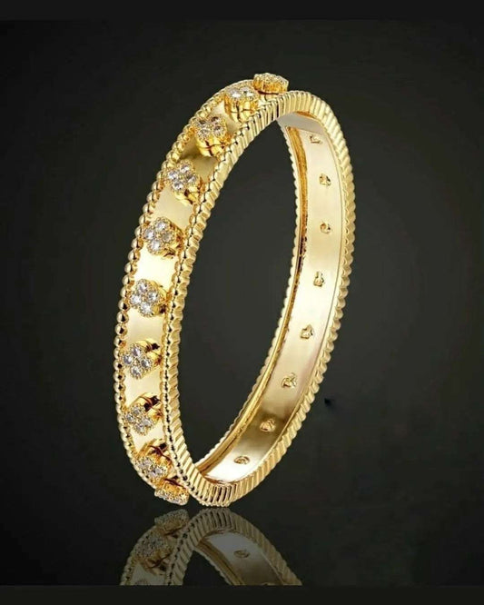 Silver Lining Jewellery Clover Bracelet Bangle Etereo Silver Lining Jewellery 